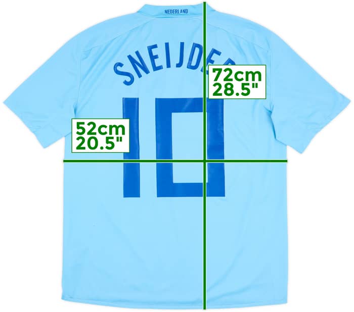 2008-10 Netherlands Away Shirt Sneijder #10 - 6/10 - (M)