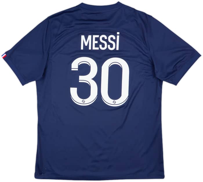 2022-23 Paris Saint-Germain Home Shirt Messi #30 - 6/10 - (L)
