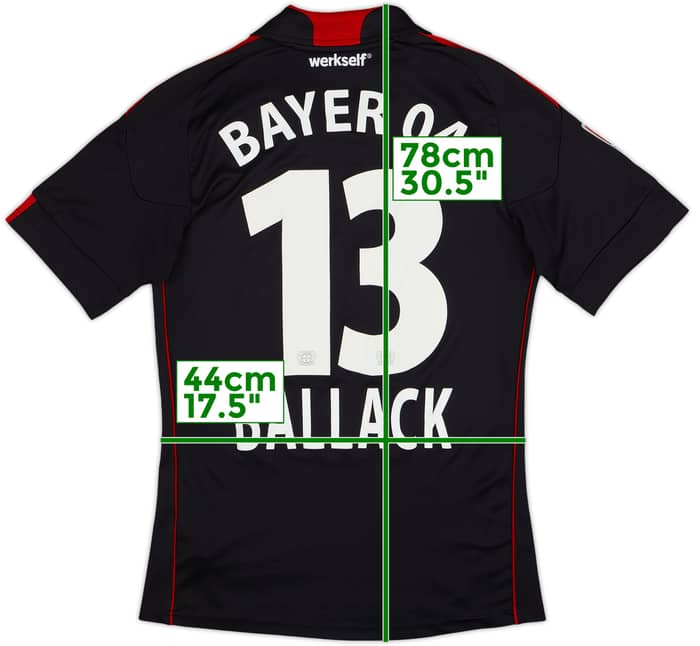 2010-11 Bayer Leverkusen Home Shirt Ballack - 7/10 - (S)