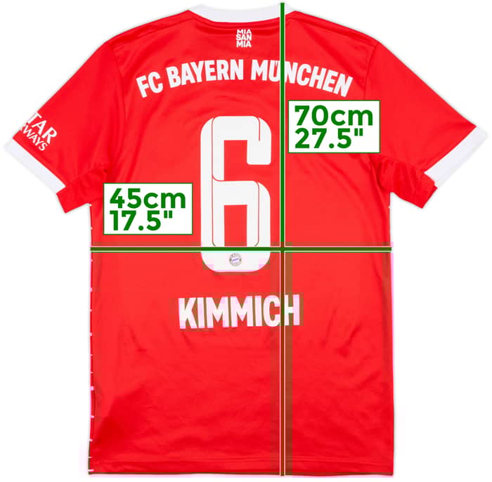 2022-23 Bayern Munich Home Shirt Kimmich #6 - 8/10 - (S)