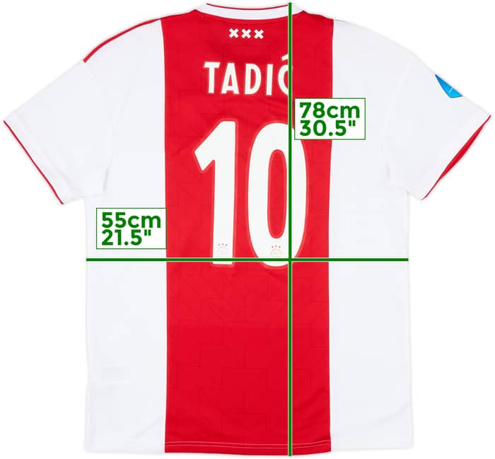 2018-19 Ajax Home Shirt Tadic #10 - 9/10 - (L)