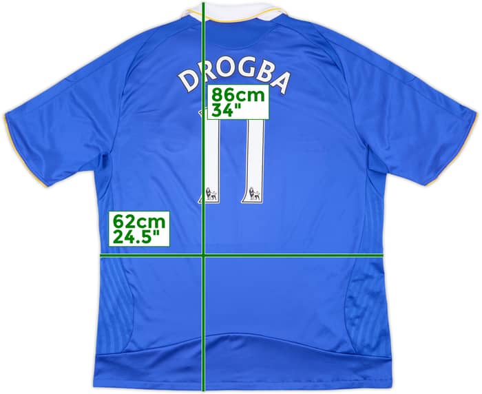 2008-09 Chelsea Home Shirt Drogba #11 - 9/10 - (3XL)