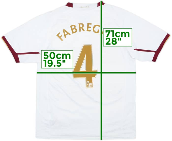 2007-08 Arsenal Away Shirt Fabregas #4 - 8/10 - (S)