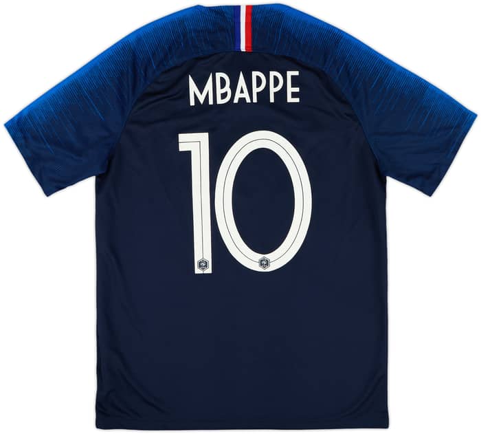 2018 France Home Shirt Mbappe #10 - 9/10 - (L)