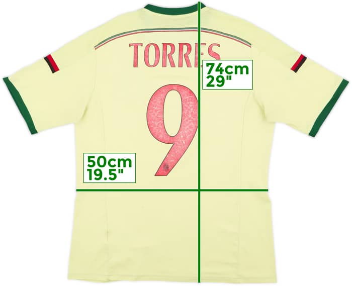2014-15 AC Milan Third Shirt Torres #9 - 5/10 - (L)