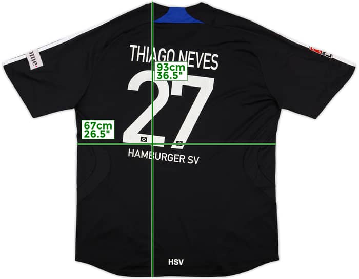 2007-08 Hamburg Away Shirt Thiago Neves #27 - 6/10 - (3XL)