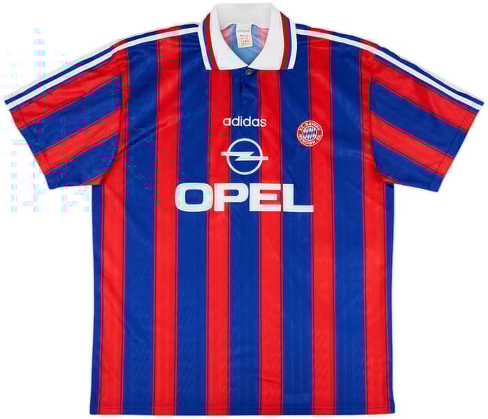 1995-97 Bayern Munich Home Shirt Matthaus #10 - 8/10 - (XL)