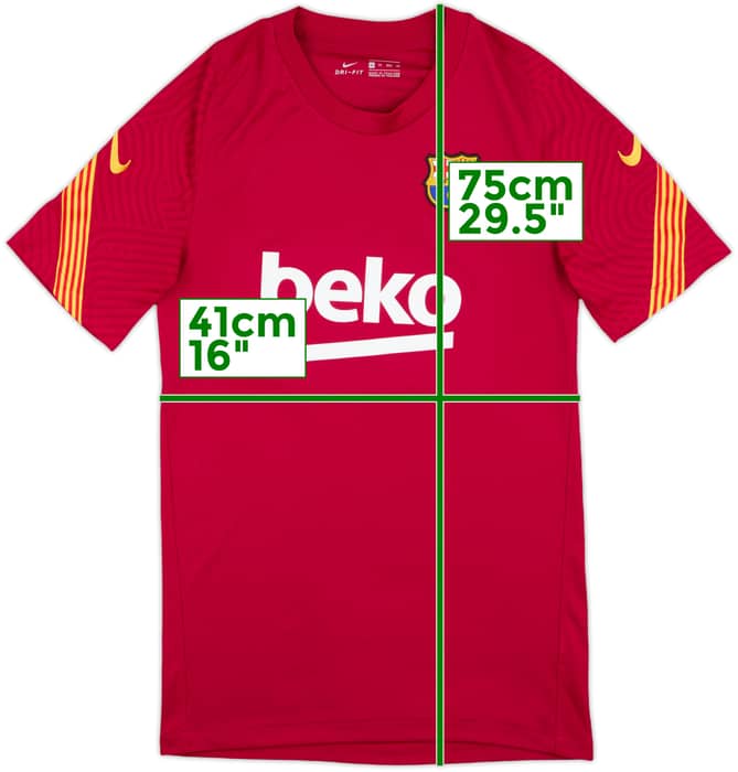2020-21 Barcelona Nike Training Shirt - 7/10 - (XS)