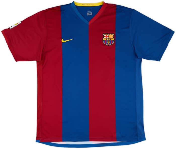 2006-07 Barcelona Home Shirt Ronaldinho #10 - 8/10 - (XL)