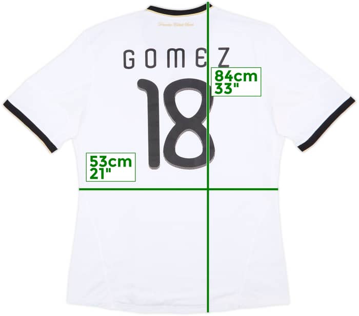 2010-11 Germany Home Shirt Gomez #18 - 6/10 - (XL)