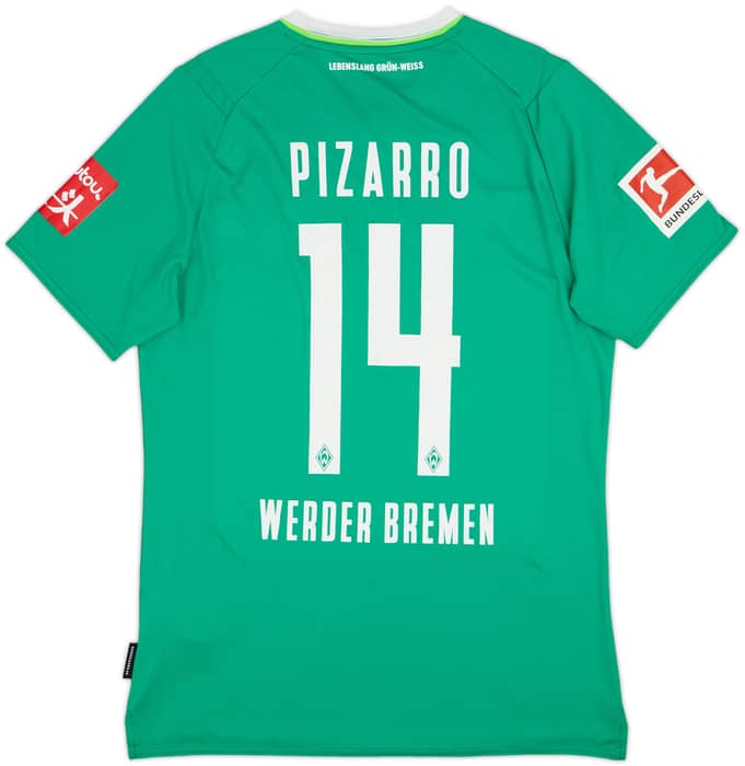 2019-20 Werder Bremen Home Shirt Pizarro #14 - 10/10 - (M)