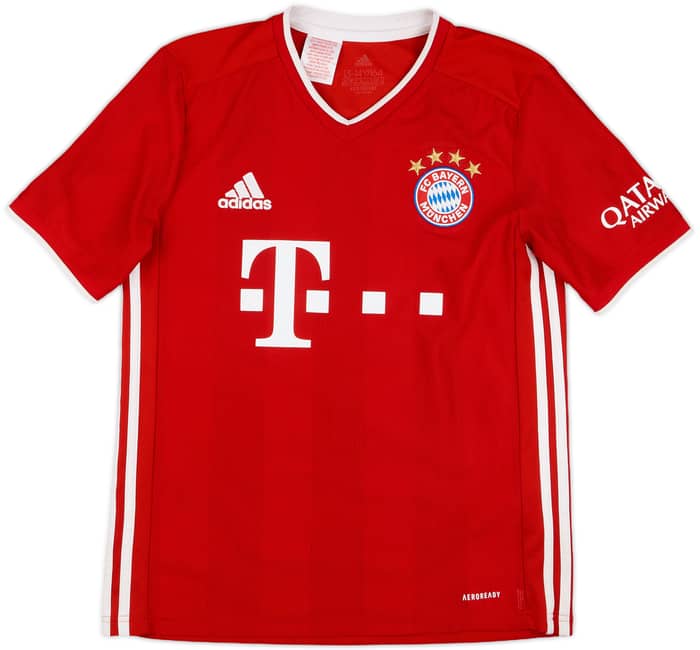 2020-21 Bayern Munich Home Shirt Lewandowski #9 - 10/10 - (L.Boys)