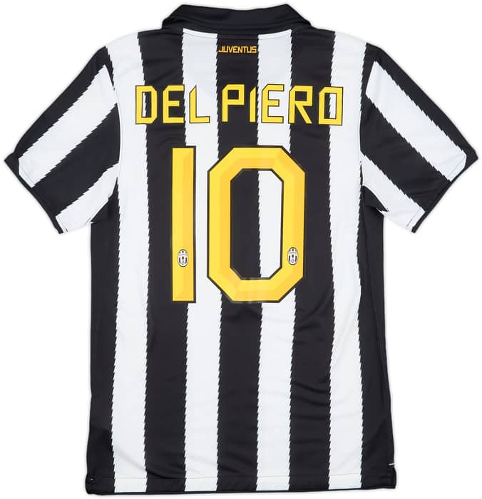 2011-12 Juventus Home Shirt Del Piero #10 - 8/10 - (S)