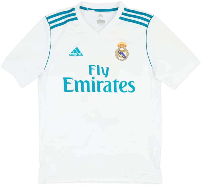 2017-18 Real Madrid Home Shirt Kroos #8 - 9/10 - (XL.Boys)