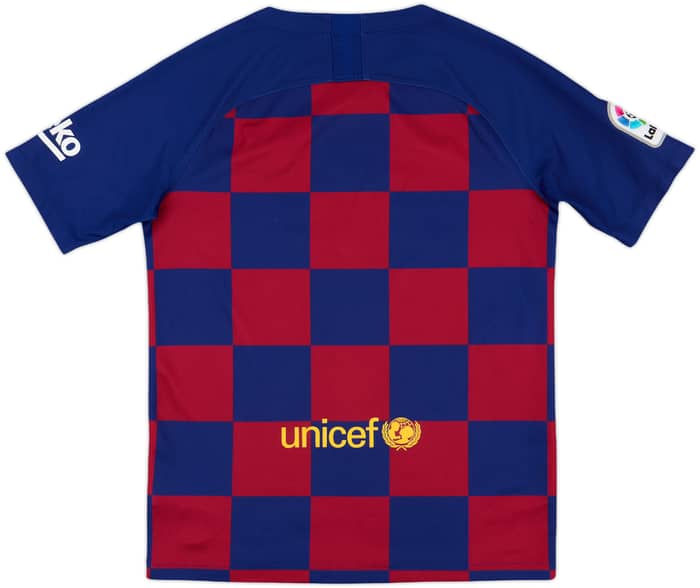 2019-20 Barcelona Home Shirt - 9/10 - (XL.Boys)