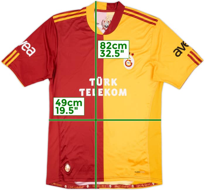 2010-11 Galatasaray Home Shirt - 8/10 - (L)