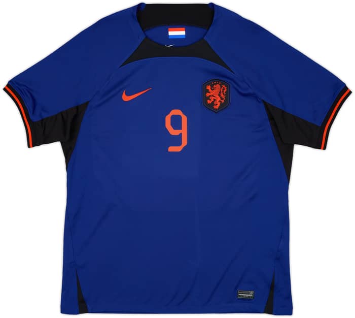 2022-23 Netherlands Away Shirt Gakpo #9 - 9/10 - (L)