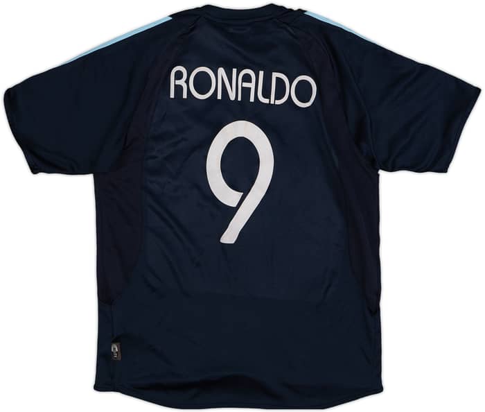 2003-04 Real Madrid Away Shirt Ronaldo #9 - 7/10 - (XL.Boys)