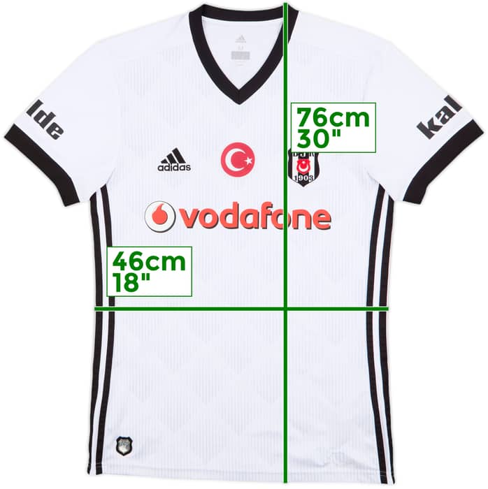 2017-18 Besiktas Home Shirt - 9/10 - (M)