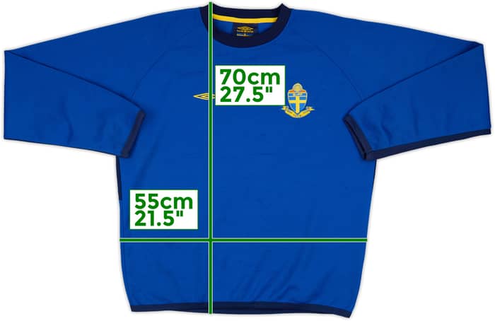 2004 Sweden Umbro Sweat Top - 6/10 - (M)