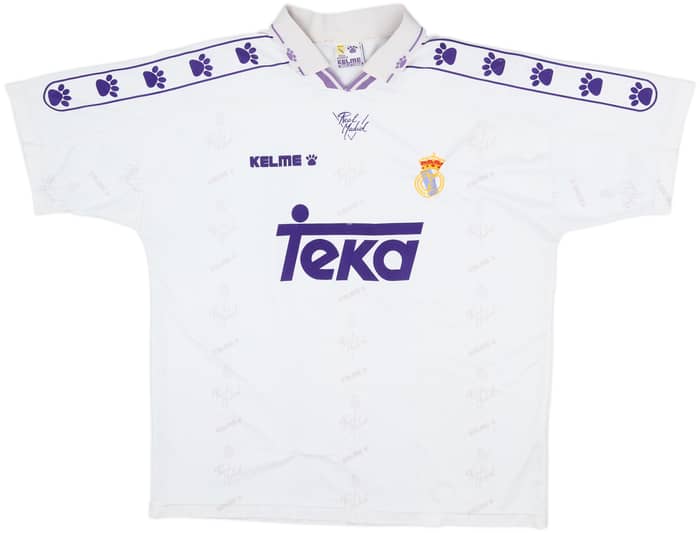 1994-96 Real Madrid Home Shirt #10 - 5/10 - (XL)