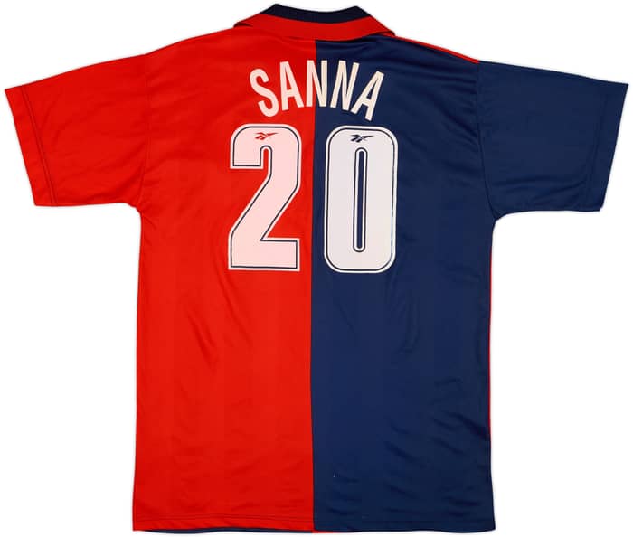 1996-98 Cagliari Home Shirt Sanna #20 - 8/10 - (L)