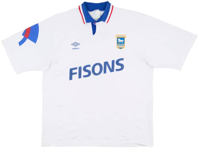 1991-92 Ipswich Away Shirt - 4/10 - (XL)