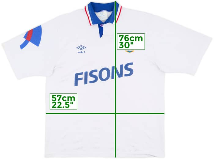 1991-92 Ipswich Away Shirt - 4/10 - (XL)