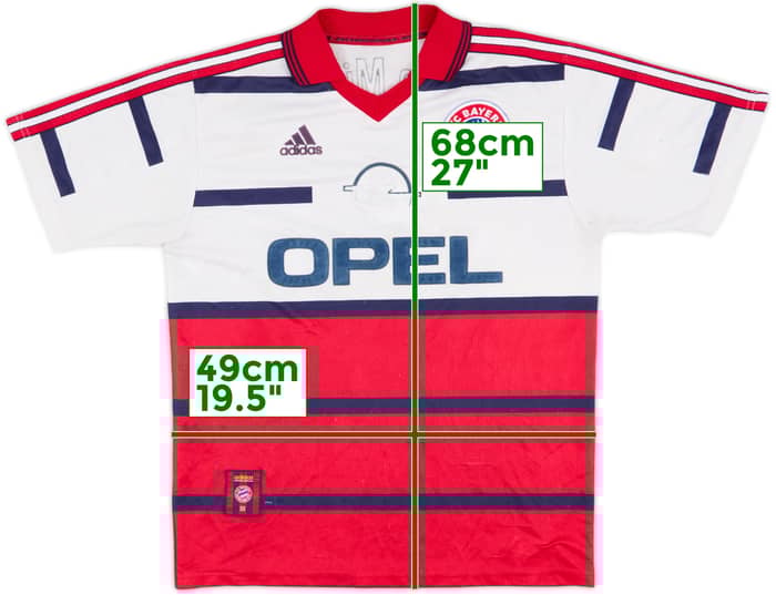 1998-00 Bayern Munich Away Shirt - 4/10 - (XL.Boys)