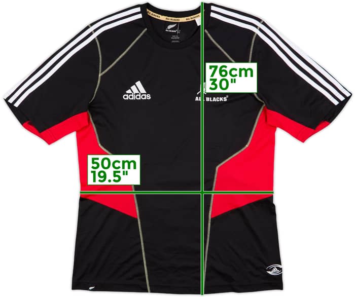 2011 New Zealand Rugby adidas Training Shirt - 8/10 - (XL)