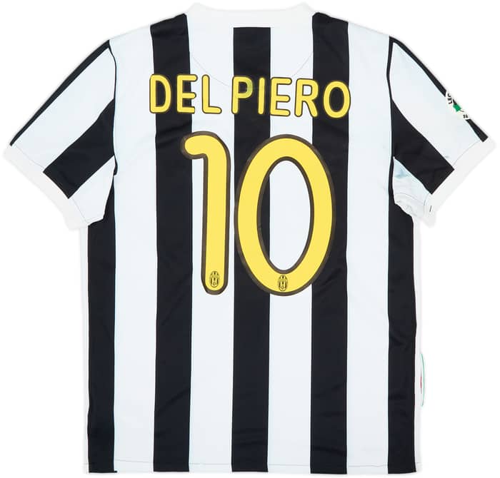 2009-10 Juventus Camiseta Local Del Piero #10 - 4/10 - (M)
