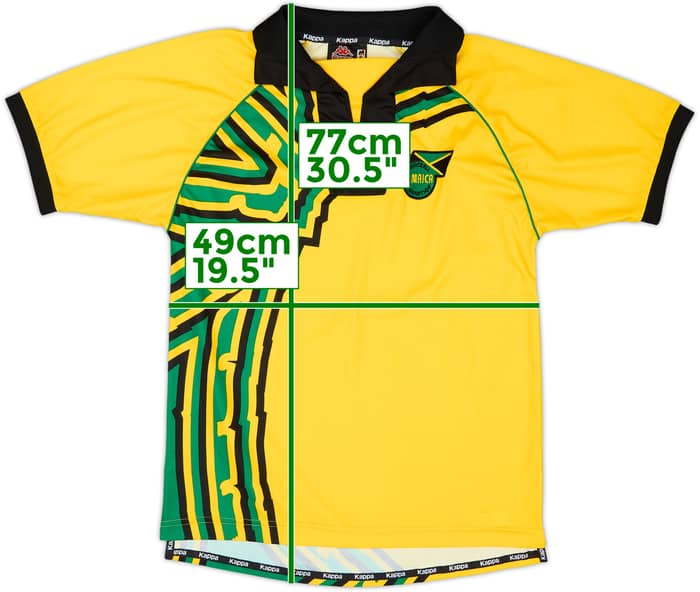 1998-00 Jamaica Home Shirt - 9/10 - (M)
