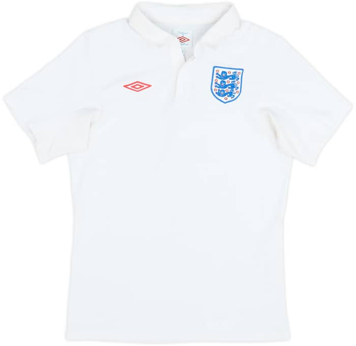 2009-10 England Home Shirt - 7/10 - (M.Boys)