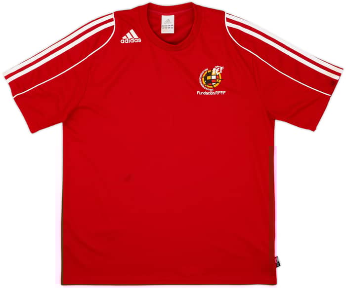 2010-11 Spain 'Fundacion RFEF' adidas Training Shirt - 9/10 - (M)