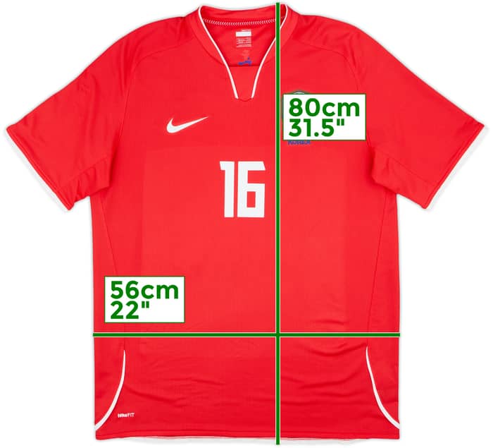 2008-10 South Korea Home Shirt #16 - 8/10 - (L)