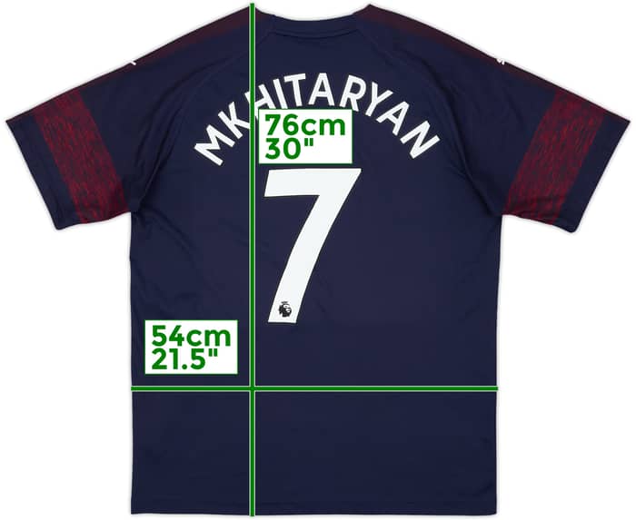 2018-19 Arsenal Away Shirt Mkhitaryan #7 - 9/10 - (L)