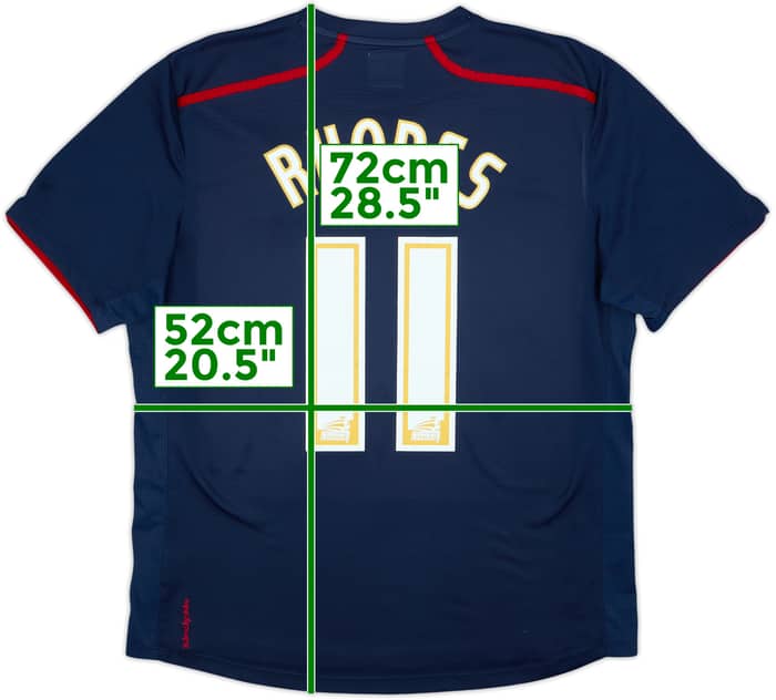 Camiseta de visitante del Blackburn 2012-13 Rhodes #11 - 8/10 - (L)