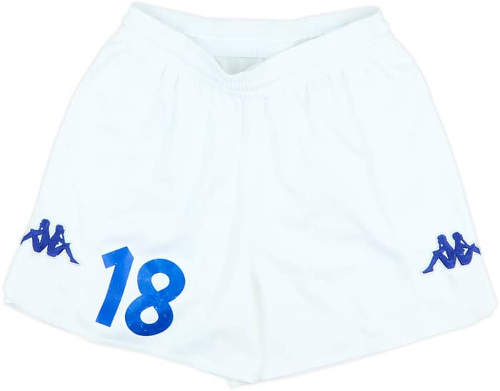 2000-02 Italy Player Issue Home Shorts #18