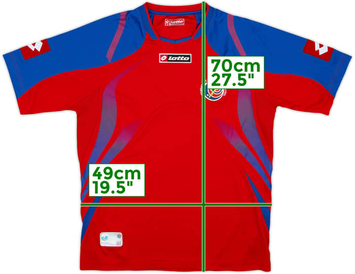 2008-10 Costa Rica Home Shirt - 7/10 - (S)