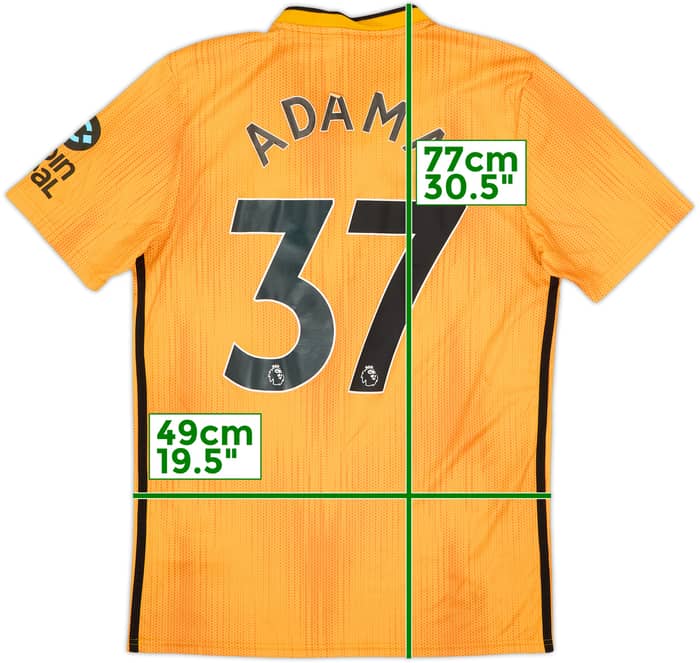 2019-20 Wolves Home Shirt Adama #37 - 7/10 - (M)