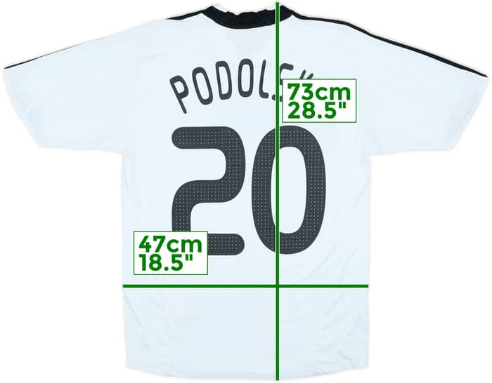 2008-09 Germany Maillot domicile Podolski #20 - 8/10 - (XL.Boys)