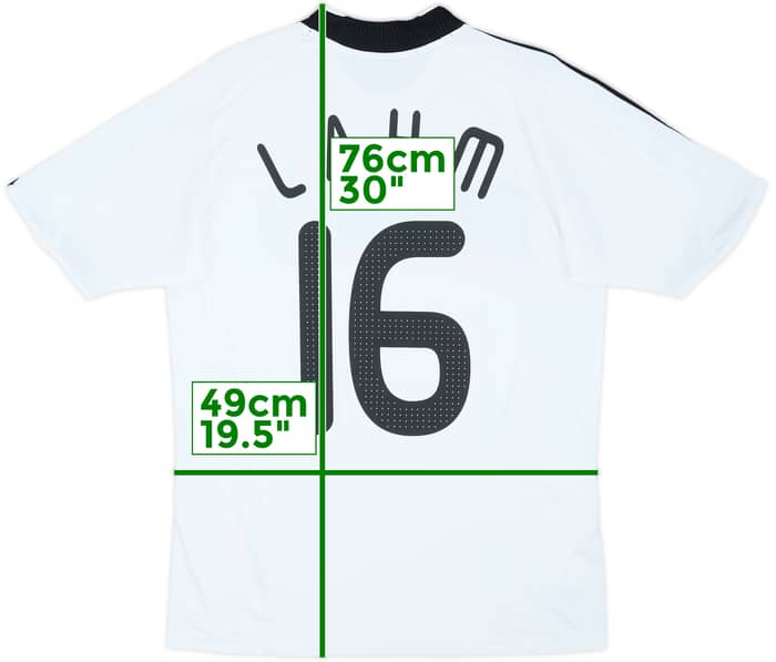 2008-09 Germany Home Shirt Lahm #16 - 6/10 - (M)
