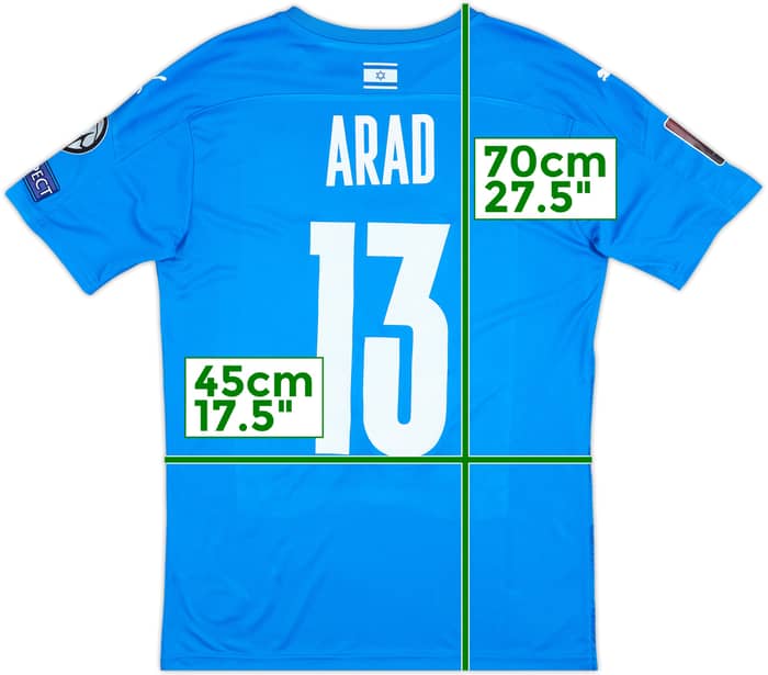 2021 Israel Match Issue Third Shirt Arad #13