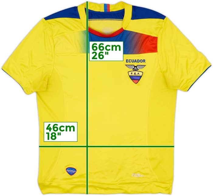 2011-12 Ecuador Home Shirt - 4/10 - (M)