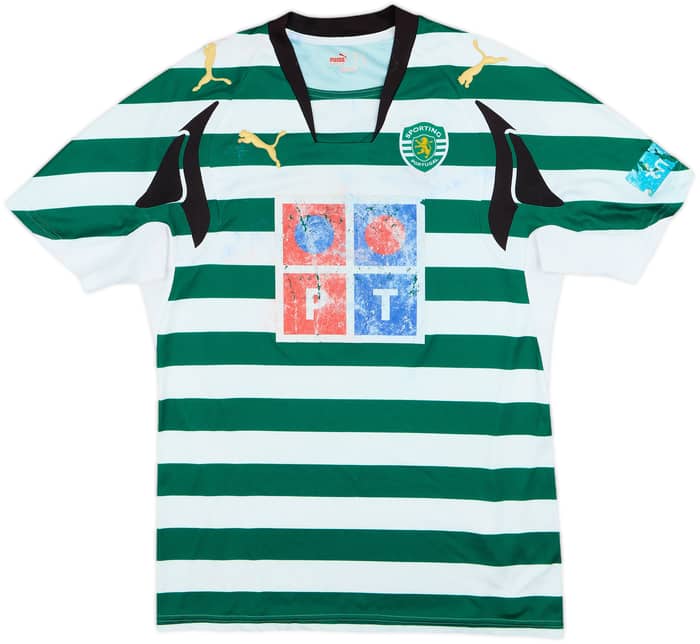 2007-08 Sporting CP Home Shirt - 3/10 - (S)
