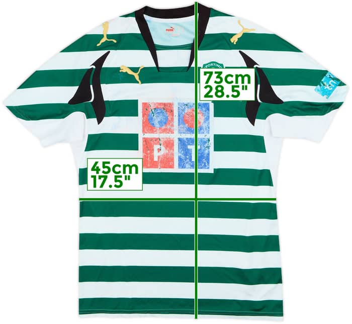 2007-08 Sporting CP Home Shirt - 3/10 - (S)