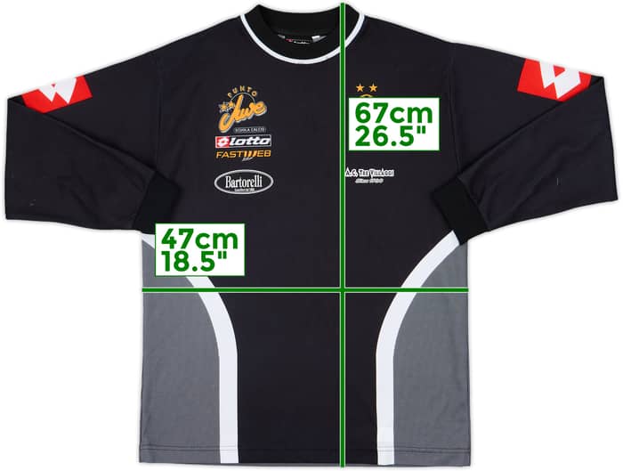 2001-02 Juventus Lotto Scuola Calcio Training L/S Shirt - 8/10 - (XS)