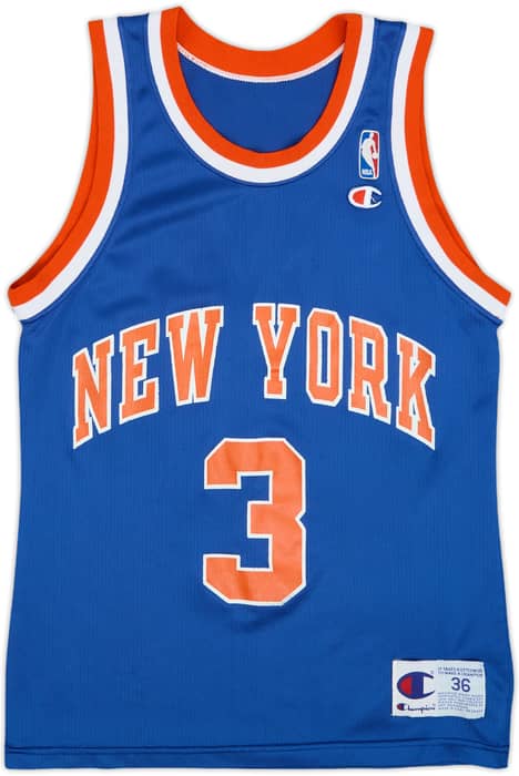 1990-95 New York Knicks Starks #3 Champion Away Jersey - 8/10 - (S)