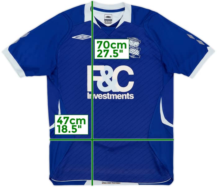 2008-09 Birmingham Home Shirt - 6/10 - (S)