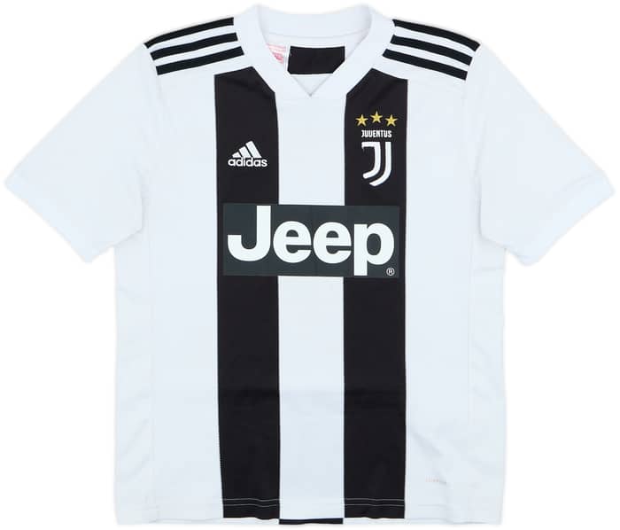 2018-19 Juventus Home Shirt Ronaldo #7 - 6/10 - (M.Boys)